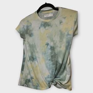Youth Girls Abercrombie Kids Green Tye Dye T-Shirt Size 9/10